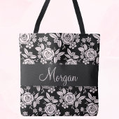 Sweet Delicate Roses Tote Bag