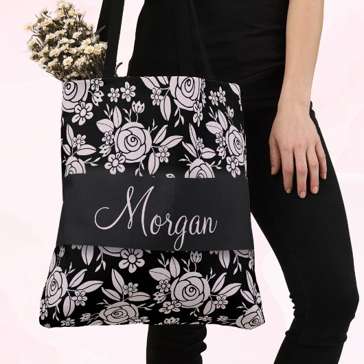 Sweet Delicate Roses Tote Bag