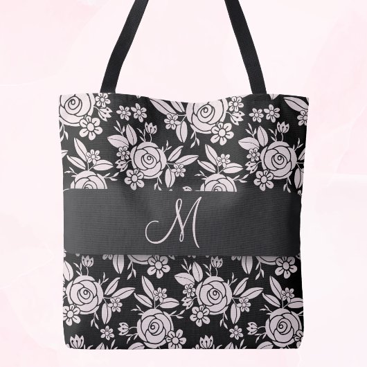 Sweet Delicate Roses Tote Bag