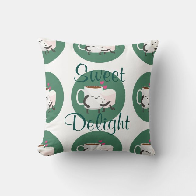 Sweet Delight Whimsical Decorative Pillow Kussen (Voorkant)