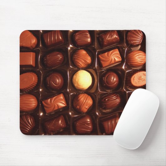 Sweet Delights Chocolate Pattern Mouse Pad Muismat (Met muis)