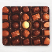 Sweet Delights Chocolate Pattern Mouse Pad Muismat (Voorkant)