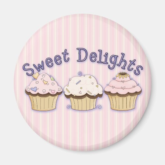 Sweet Delights CupCakes magneet (Voorkant)
