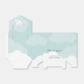 Sweet Delivery Stork Baby shower Favor Box Bedankdoosjes (Uitgevouwen)