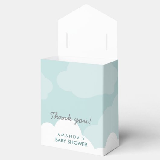 Sweet Delivery Stork Baby shower Favor Box Bedankdoosjes (Geopend)