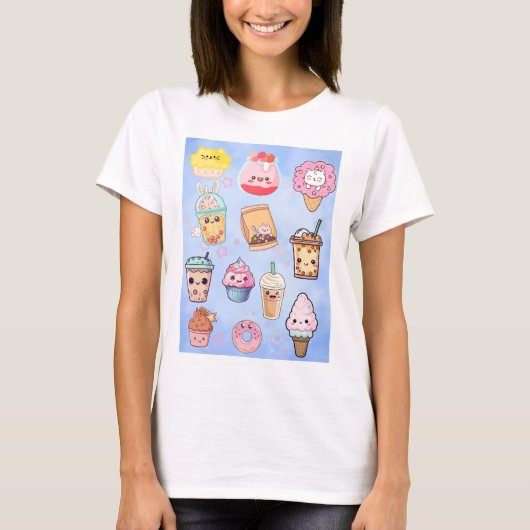 Sweet Desert bewerkbaar T-shirt (Voorkant)