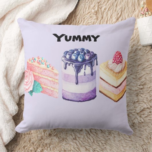 Sweet Deserts op Lavender Kussen (Deken)