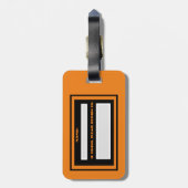 Sweet Design van Toffie Front en Back No Hassle Bagagelabel (Achterkant verticaal)