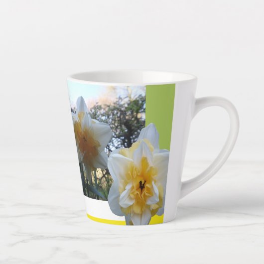 Sweet Desire Daffodils Design Latte Mok (Rechts)