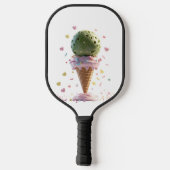 Sweet Dessert Pickleball – Schattige Ice Cream Sun Pickleball Paddle (Achterkant)