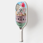 Sweet Dessert Pickleball – Schattige Ice Cream Sun Pickleball Paddle (Links)