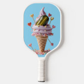 Sweet Dessert Pickleball – Schattige Ice Cream Sun Pickleball Paddle (Achterkant)