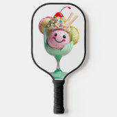Sweet Dessert Pickleball – Schattige Ice Cream Sun Pickleball Paddle (Voorkant)