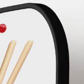 Sweet Dessert Pickleball – Schattige Ice Cream Sun Pickleball Paddle (Links Detail)