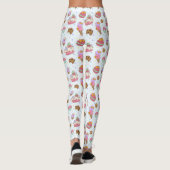 Sweet Dessert Treats Pattern Leggings (Achterkant)