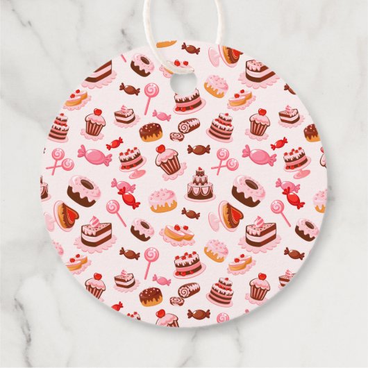 Sweet Desserts Bedankjes Labels (Achterkant)