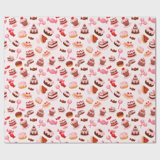 Sweet Desserts Cadeaupapier (Vlak)