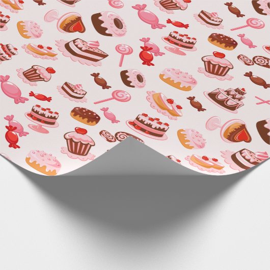 Sweet Desserts Cadeaupapier (Hoek)
