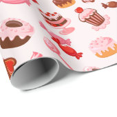 Sweet Desserts Cadeaupapier (Rol Hoek)