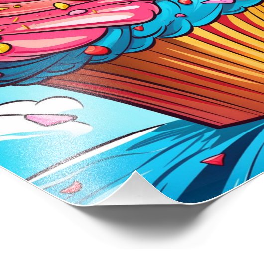 Sweet Desserts Foto Afdruk (Hoek)