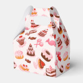 Sweet Desserts Tent Favor Box Bedankdoosjes (Achterkant)