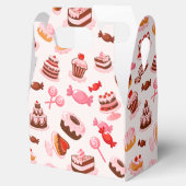 Sweet Desserts Tent Favor Box Bedankdoosjes (Geopend)