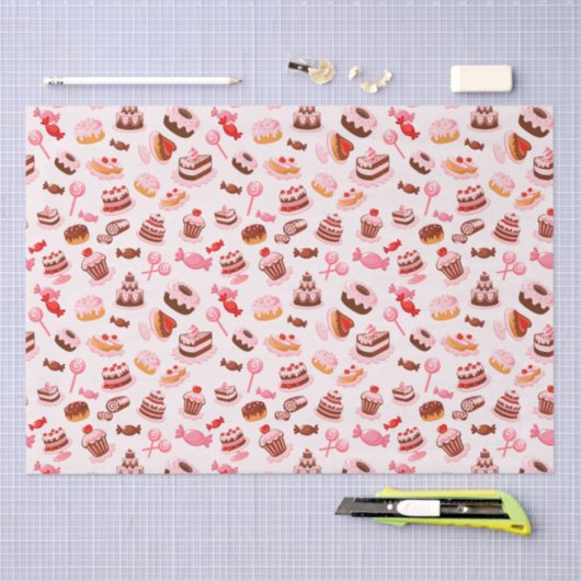 Sweet Desserts Tissuepapier (Craft)