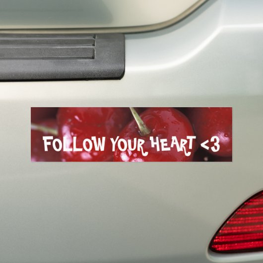 Sweet Destiny Fruit Salad Cherries Bumpersticker (Op auto)