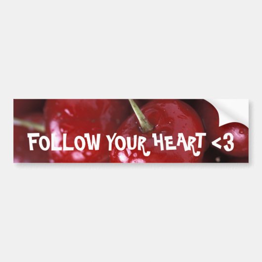 Sweet Destiny Fruit Salad Cherries Bumpersticker (Voorkant)