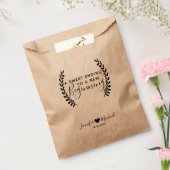 Sweet die eindigt op New Beginning Bavor Bag Bedankzakje (Gezegeld)