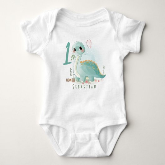 Sweet dino Baby Bodysuit (Voorkant)
