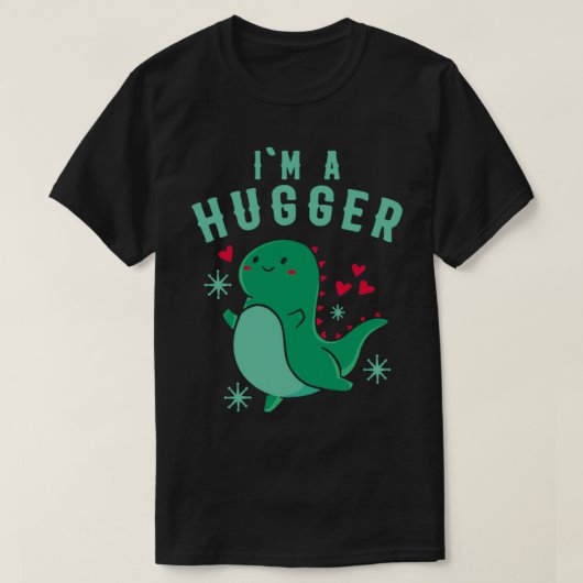 Sweet Dinosaur is een Huge Hugger T-shirt (Design voorkant)