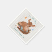 Sweet doe Deer Baby shower servetten (Hoek)