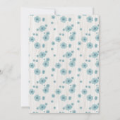 Sweet doe Deer Birthday Party - Uitnodigingen (Achterkant)