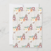 Sweet doe Deer Birthday Party - Uitnodigingen (Achterkant)