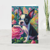 Sweet Dog Fairy Rozen Alle gelegenheden Kaart (Voorkant)