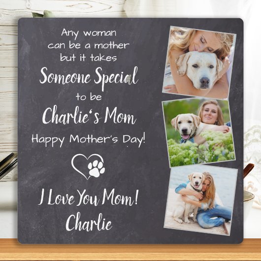 Sweet Dog mam Persoonlijke foto's Moederdag Fotoplaat