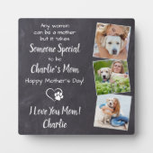 Sweet Dog mam Persoonlijke foto's Moederdag Fotoplaat (Voorkant)