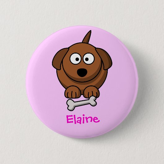 Sweet doggy ronde button 5,7 cm (Voorkant)