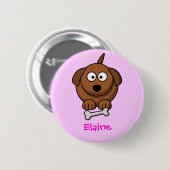 Sweet doggy ronde button 5,7 cm (Voorkant /achterkant)