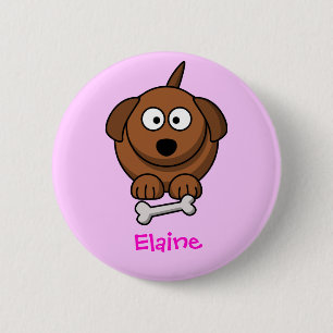 Sweet doggy ronde button 5,7 cm
