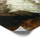 Sweet Doing Niets van Auguste Toulmouche, 1877 Poster (Hoek)