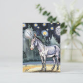Sweet Donkey Unicorn Briefkaart (Staand voorkant)