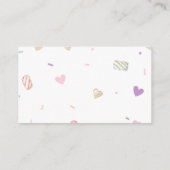 Sweet Donut Baby shower Luier Raffle Ticket Informatiekaartje (Achterkant)