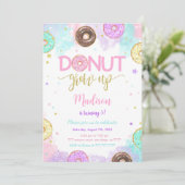 Sweet Donut Birthday Kaart (Staand voorkant)