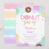 Sweet Donut Birthday Kaart (Voorkant / Achterkant)