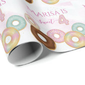 Sweet Donut Birthday | Kleurrijke Kinder partij - Cadeaupapier (Rol Hoek)