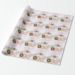 Sweet Donut Birthday | Kleurrijke Kinder partij - Cadeaupapier