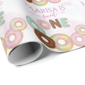 Sweet Donut Birthday | Kleurrijke Kinder partij - Cadeaupapier (Rol Hoek)