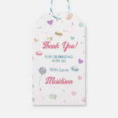 Sweet Donut Schattige Kleurrijk Cadeau Label Cadeaulabel (Achterkant)